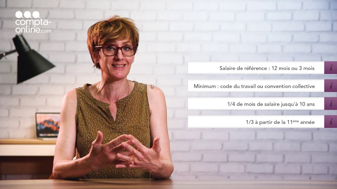 Le calcul de l'indemnité de licenciement