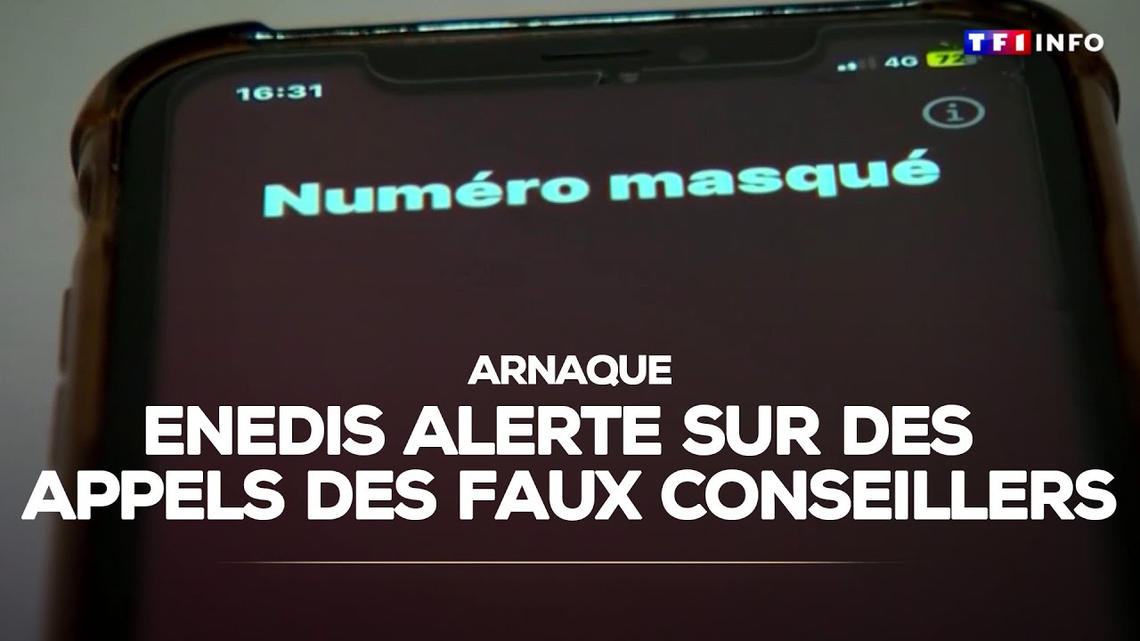 Arnaque : Enedis alerte sur des appels des faux conseillers｜TF1 INFO