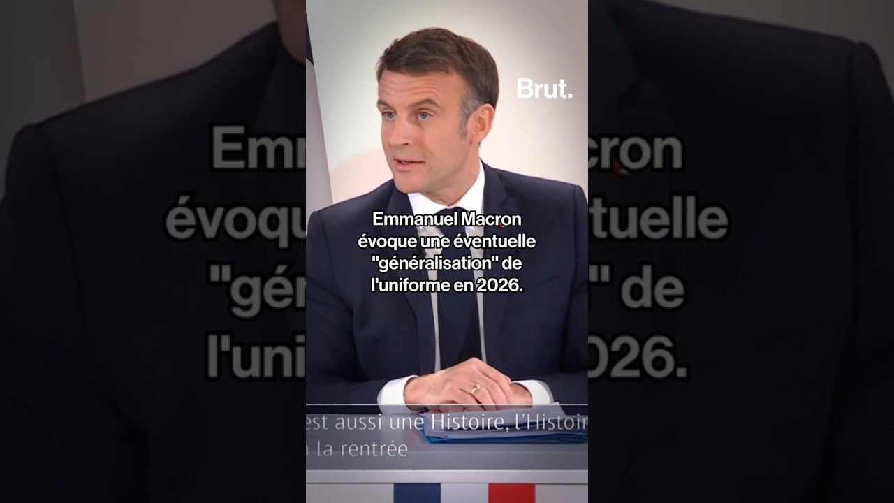 Une généralisation de l'uniforme à l'école en 2026 ?