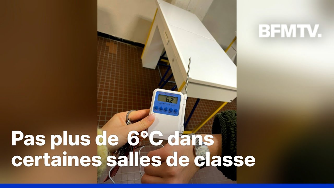 "J'ai essayé de faire cours dans ma salle, c'était impossible": pas plus de 6°C dans un collège